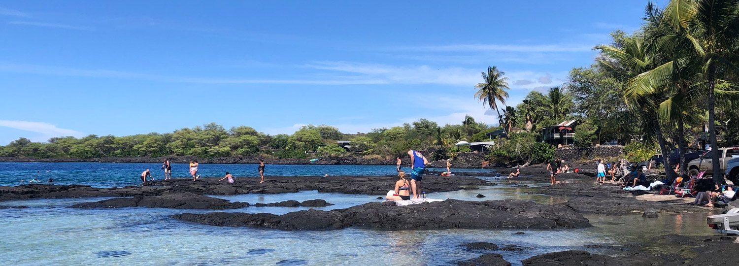 Two Step at Honaunau Bay